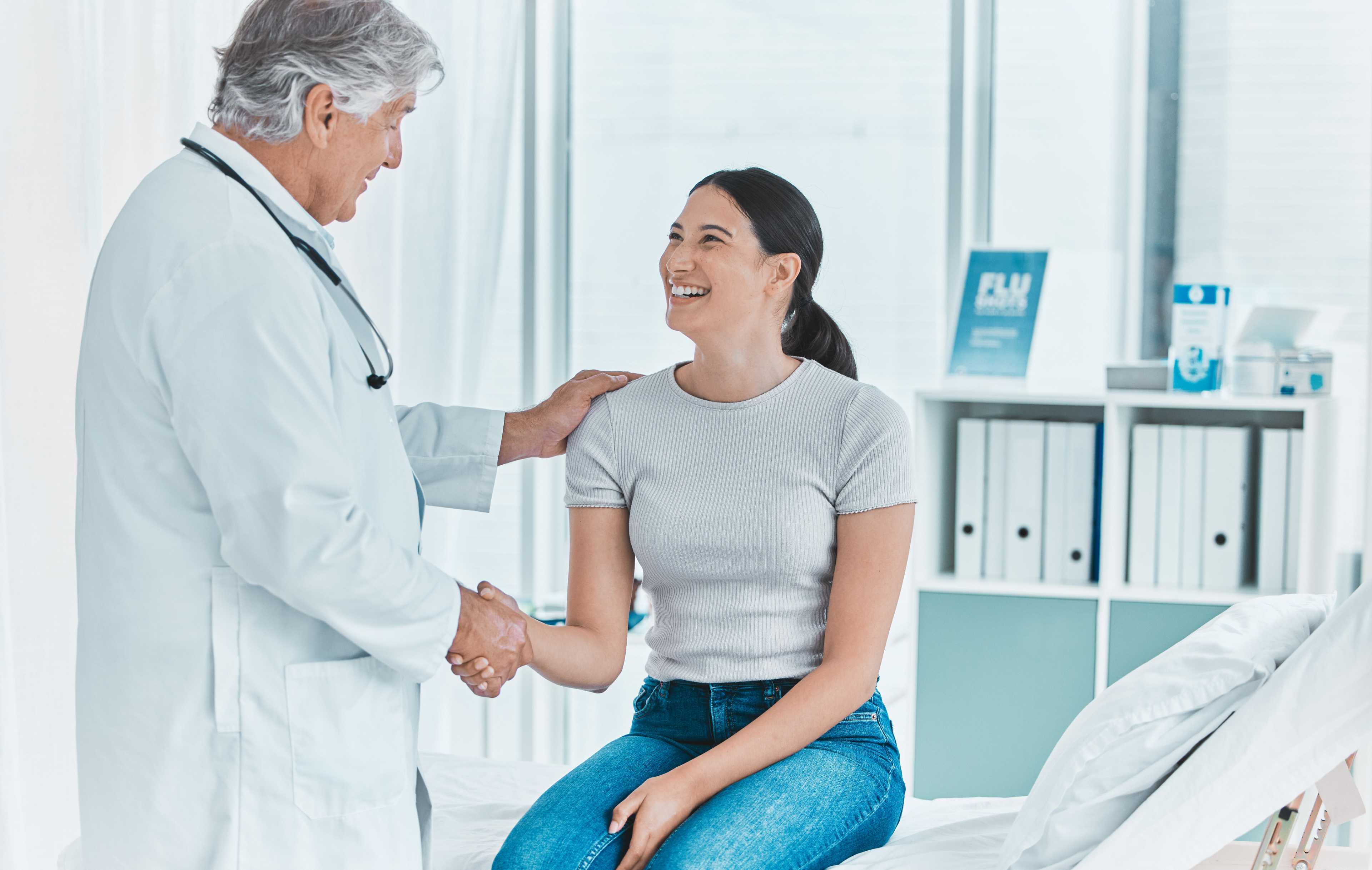 doctor meeting with patient